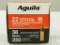 250 Rounds Aguila .22 Long Rifle Ammo. 38 Grain Hollow Point