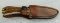 Mew Schrade Fixed Blade Hunter with Leather Sheath