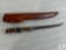 New Schrade Uncle Henry Fixed Blade Fillet Knife with Leather Sheath