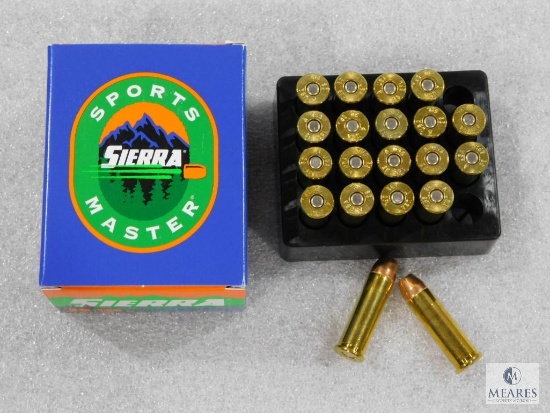 20 Rounds Sierra .38 Special Ammo. 125 Grain Hollow Point