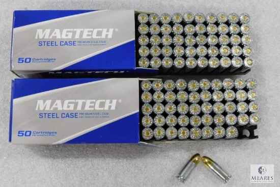 100 Rounds Magtech 9mm Ammo. 115 Grain FMJ