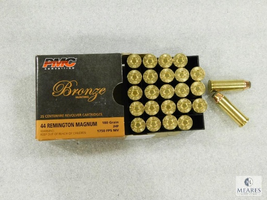 25 Rounds PMC .44 Magnum Ammo. 240 Grain Soft Point