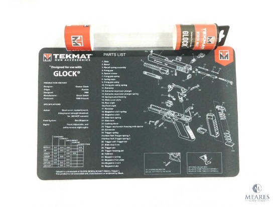 New Tekmat Glock Schematic Cleaning Pad