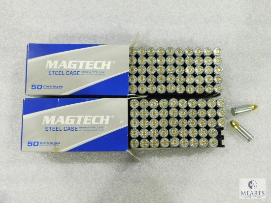 100 Rounds Magtech 9mm Ammo. 115 Grain FMJ