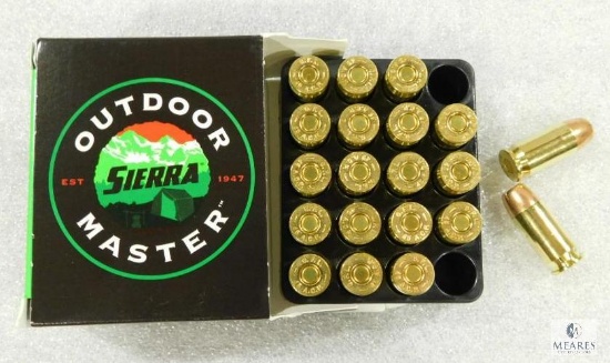 20 Rounds Sierra .45 ACP Ammo. 185 Grain Hollow Point