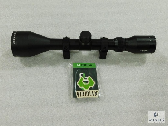 New Viridian 3-12x50mm Rifle Scope with Rings