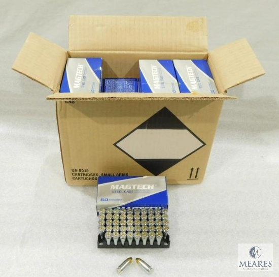 1000 Rounds Magtech 9mm Ammo. 115 Grain FMJ