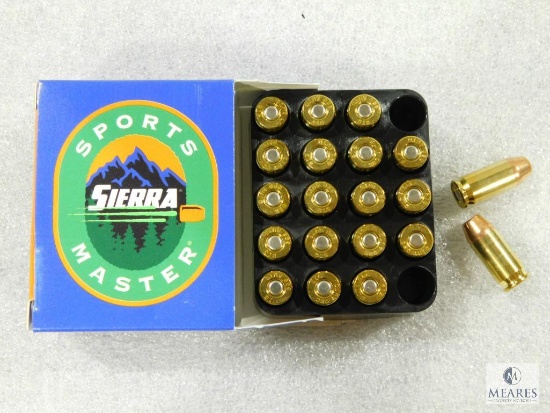 20 Rounds Sierra .380 ACP Ammo. 90 Grain Hollow Point