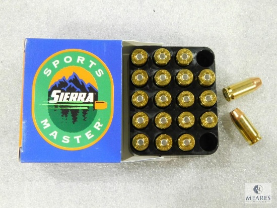 20 Rounds Sierra .380 ACP Ammo. 90 Grain Hollow Point