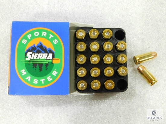 20 Rounds Sierra .380 ACP Ammo. 90 Grain Hollow Point