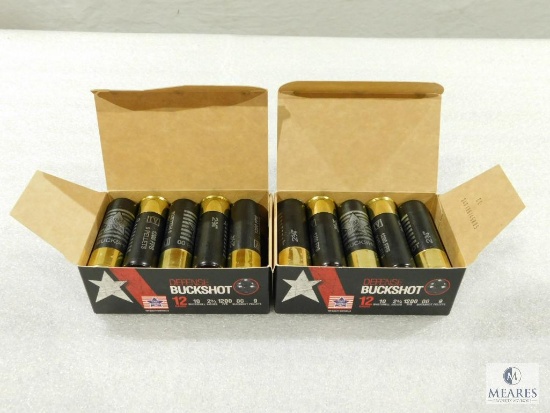 20 Rounds PPU .12 Gauge Buckshot. 2 3/4" 00Buck 9 Pellet