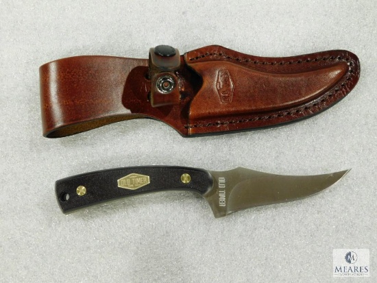 New Schrade Old Timer Sharpfinger Fixed Blade with Leather Sheath