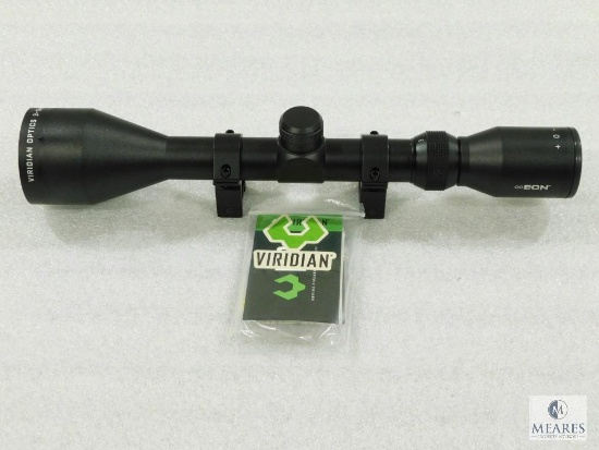 New Viridian 3-12x50mm Rifle Scope with Rings