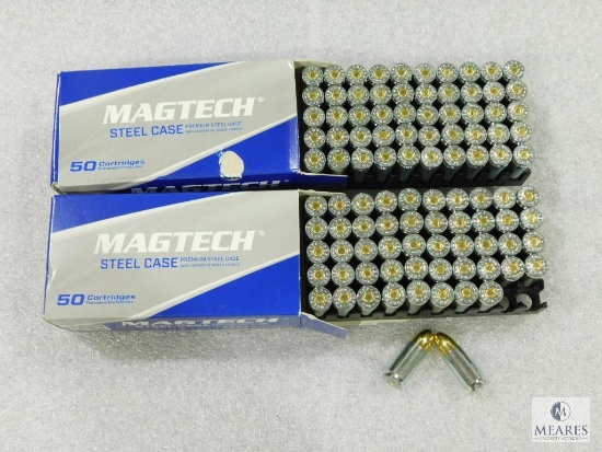 100 Rounds Magtech 9mm Ammo. 115 Grain FMJ