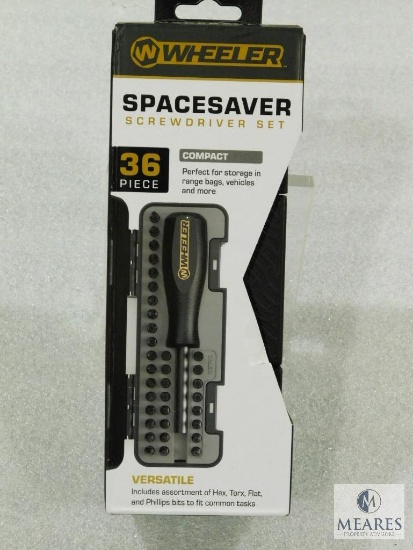 New Wheeler 36 Piece Gunsmith Screwdriver Set with Carry Case