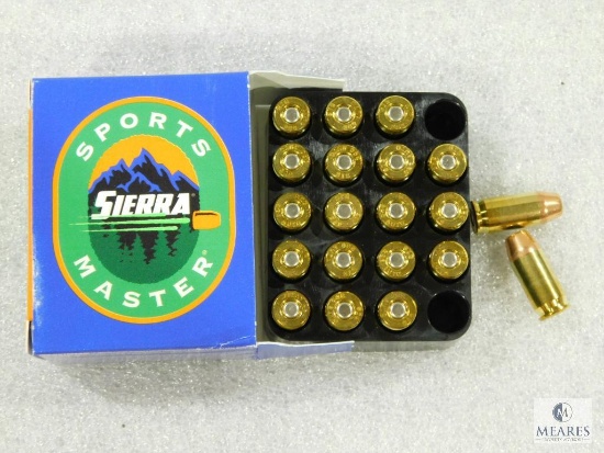 20 Rounds Sierra .380 ACP Ammo. 90 Grain Hollow Point