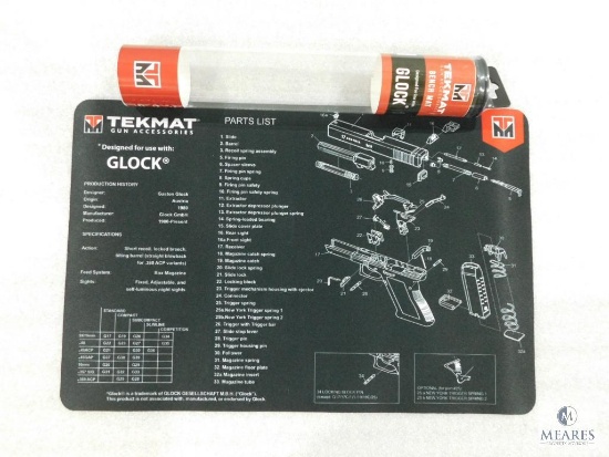 New Tekmat Glock Schematic Cleaning Pad