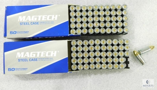 100 Rounds Magtech 9mm Ammo. 115 Grain FMJ