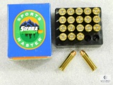 20 Rounds Sierra .38 Special Ammo. 125 Grain Hollow Point