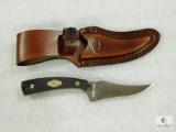 New Schrade Old Timer Sharpfinger Fixed Blade with Leather Sheath
