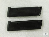 Two New 8 Round 1911 .45 ACP Pistol Magazines. Fits Colt, Springfield, Taurus, Ruger or Sig