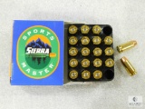 20 Rounds Sierra .380 ACP Ammo. 90 Grain Hollow Point