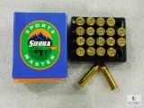 20 Rounds Sierra .38 Special Ammo. 125 Grain Hollow Point