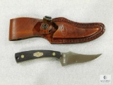 New Schrade Old Timer Sharpfinger Fixed Blade with Leather Sheath
