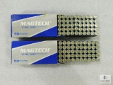 100 Rounds Magtech 9mm Ammo. 115 Grain FMJ