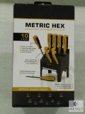 New Wheeler 10 Piece Metric Hex Benchtop Screwdriver Set
