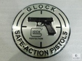 New Glock Metal Advertising Sign. Great in a Shop or Mancave