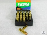 20 Rounds Sierra .38 Special Ammo. 125 Grain Hollow Point