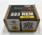 Monarch .223 Rem. 55 Gr. FMJ Steel Case, Lacquer Coated
