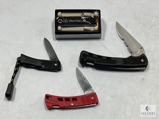 Mixed Folding Knives - Schrade and Buck