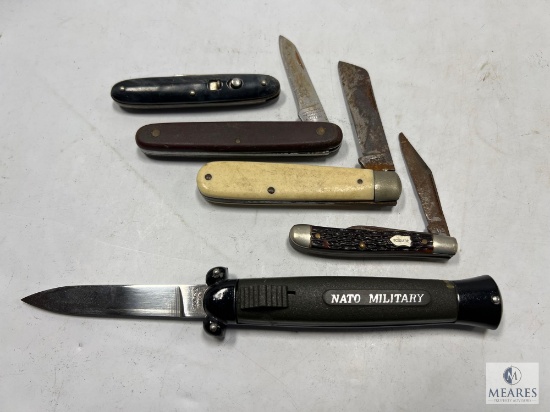 Mixed Lot of Folding and Automatic Knives