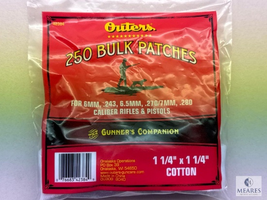 250 Count Cleaning Patches for .243, .270 or 6mm