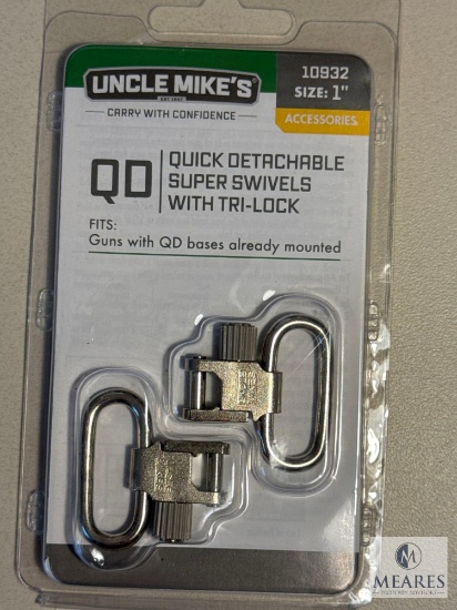 New Uncle Mikes Quick Detach Rifle Sling Swivels