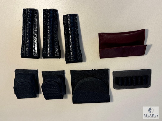 3 Leather Mini Maglife Holsters and Ammo Accessories