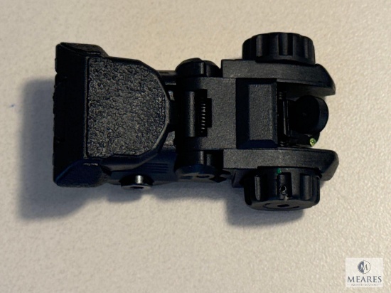 New Flip Up Rear AR15 Rifle Sight