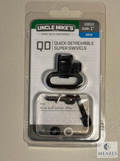 New Uncle Mikes Quick Detach Rifle Sling Swivels