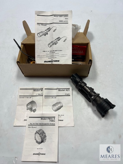 Surefire Flashlight With Accessories