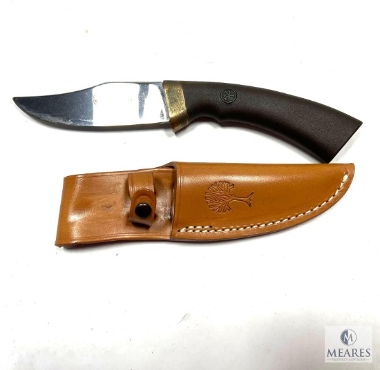 Boker 503 Fixed Blade Knife with Leather Sheath.