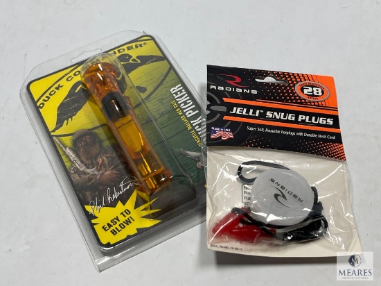 Duck Commander Duck Picker Call and Ear Plugs
