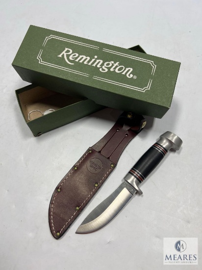 Remington Fixed Blade Knife with Leather Sheath and Box