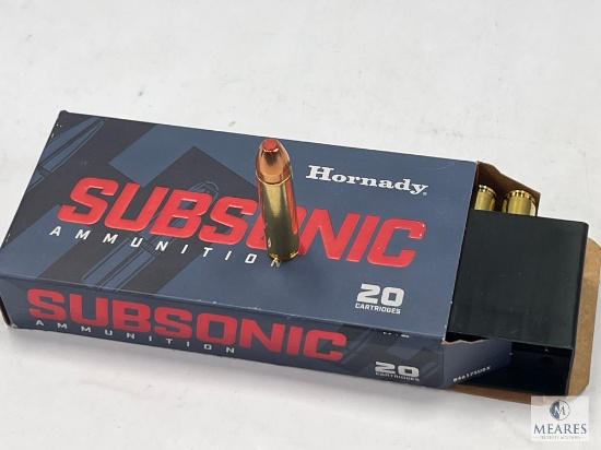Hornady Black .450 Bushmaster 395 Gr. SUB-X Ammo