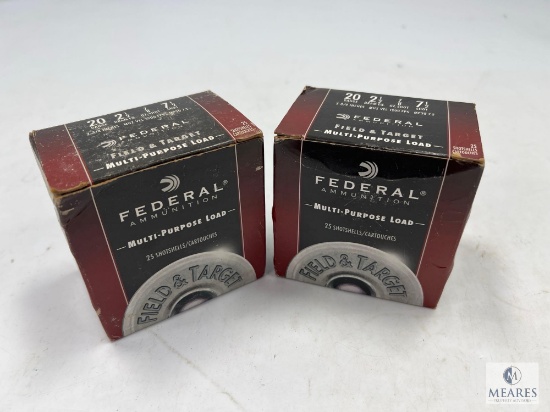 Federal 20 Ga. Field & Target 2-3/4" No. 7-1/2 Shot