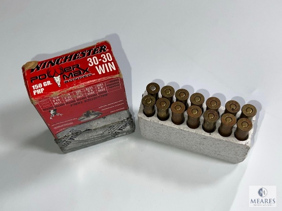 Box of 14 Mixed .30-30 WIN Ammunition - Various Brands in One Box