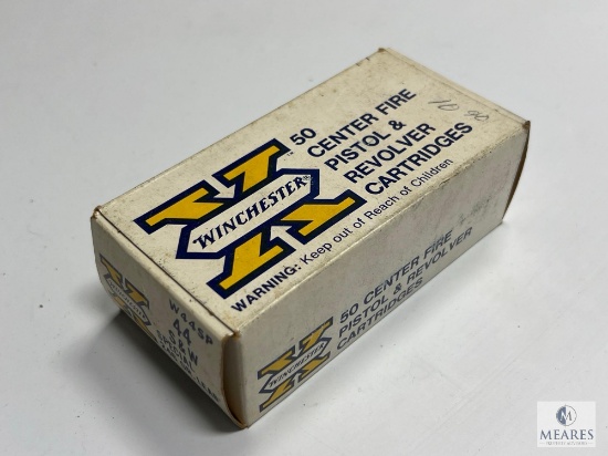 Box of 50 Rounds of Winchester X .44 S&W Special 246-grain Lead Ammunition