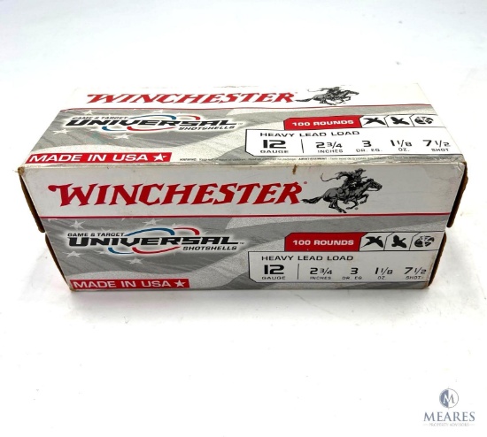 Winchester 12 Ga. 7-1/2 Shot 2-3/4" Shotshells - 100 Rounds