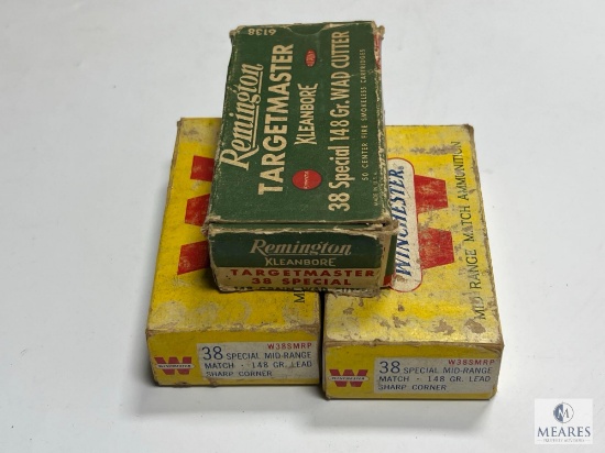 Mixed Lot of .38 Special Ammunition - Remington Targetmaster and Winchester